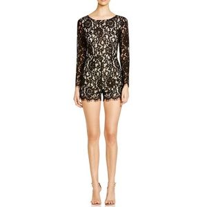 Mustard Seed -  Black Lace Romper (Bloomingdales)